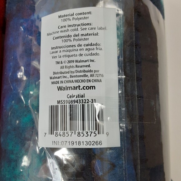 New Mainstays Fleece Throw Blankets - Lot of 4 - 50" x 60" - See Description - Picture 11 of 11